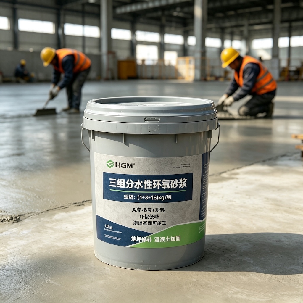 合水三组份水性环氧砂浆